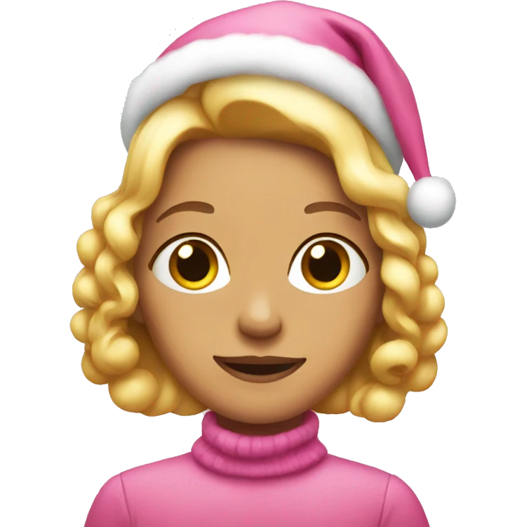 Pink Christmas  emoji