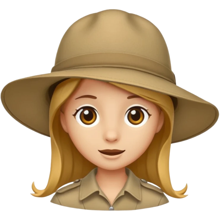 just safari hat item no head emoji