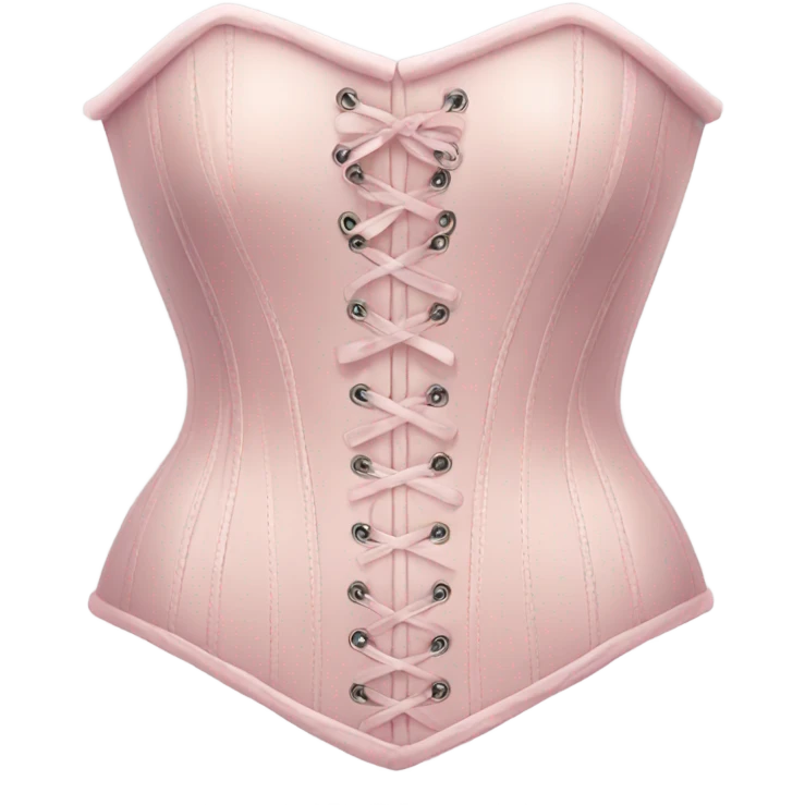 light pink small corset emoji