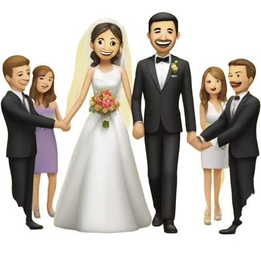 Las Vegas wedding emoji