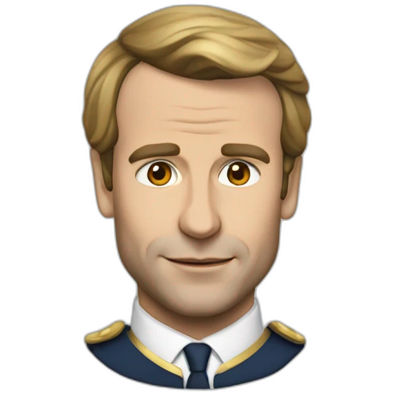 macron en roi emoji