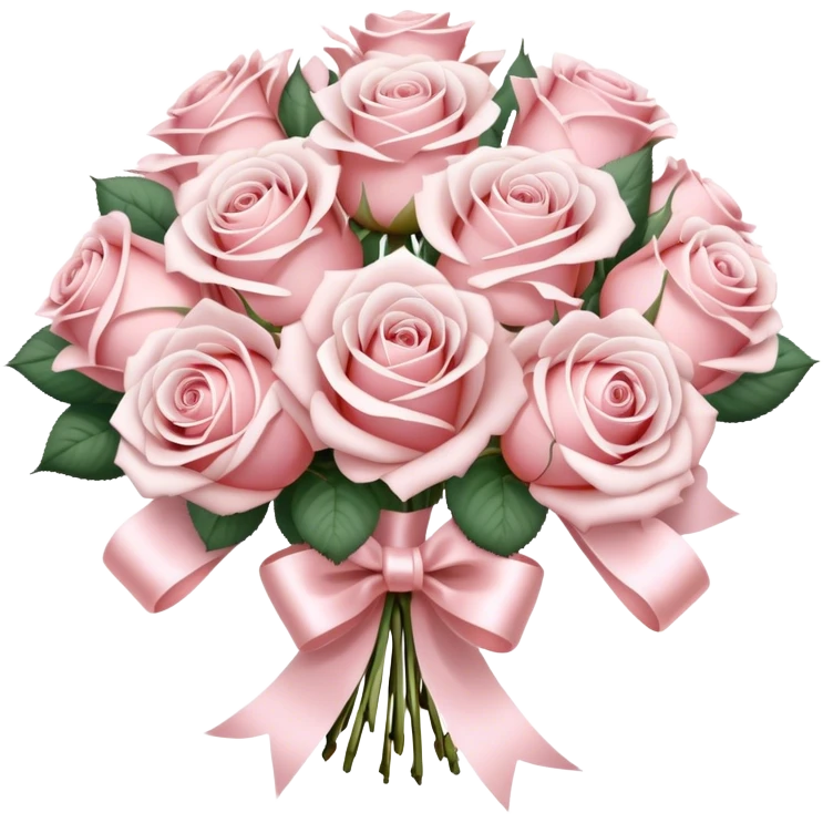 beautiful large aesthetic bouquet of roses in vintage style of white and powder pink color obligatory pearl silk ribbon  emoji