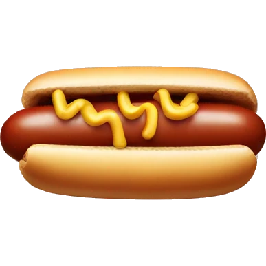  charming hotdog emoji