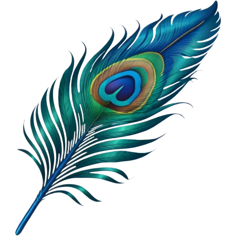  Peacock feather emoji