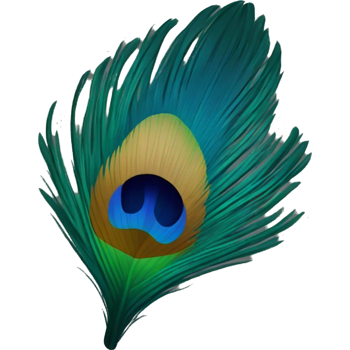Peacock feather  emoji