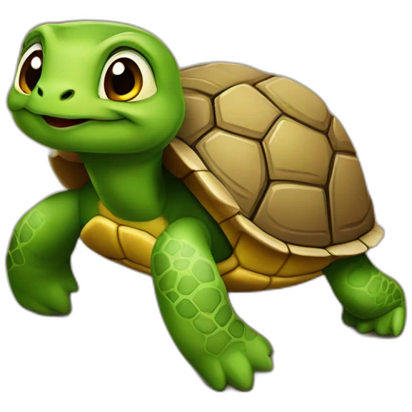 chat sur tortue emoji