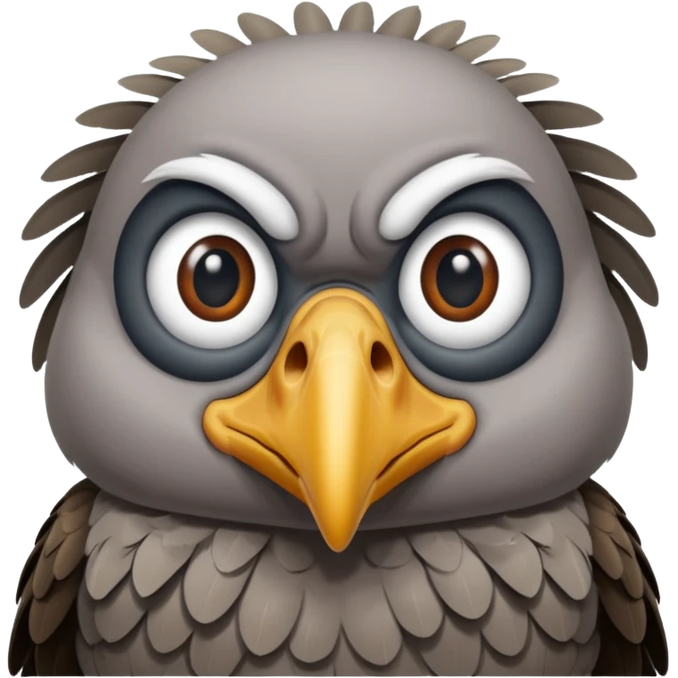 vulture but comical, like lurking but kind of dumb emoji
