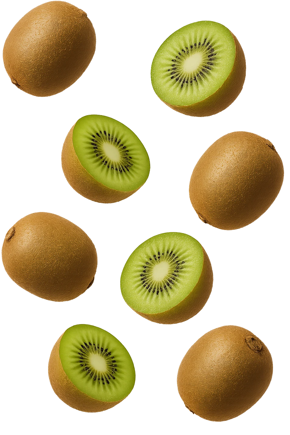 kiwi fluttuano in aria emoji