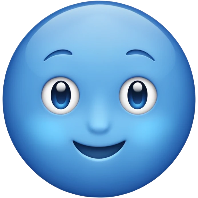 Blue mark emoji