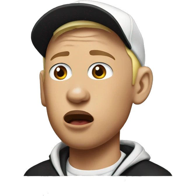 Eminem as an M&M emoji