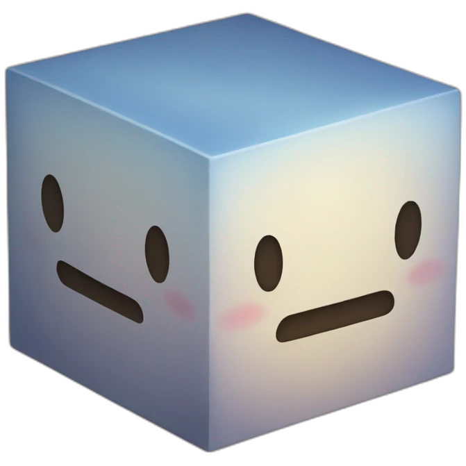 Cube emoji