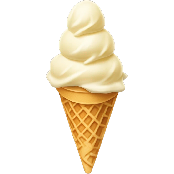 vanilla ice cream emoji