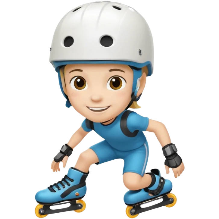 Roller blader child emoji