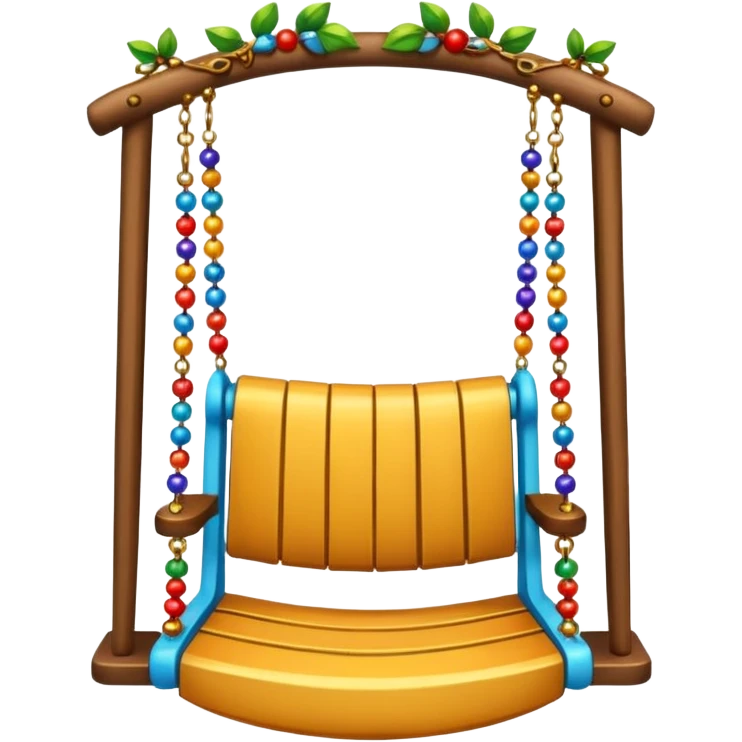Swing with beads and bells for bits emoji