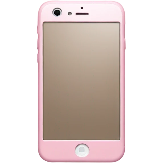 Light pink iPhone emoji
