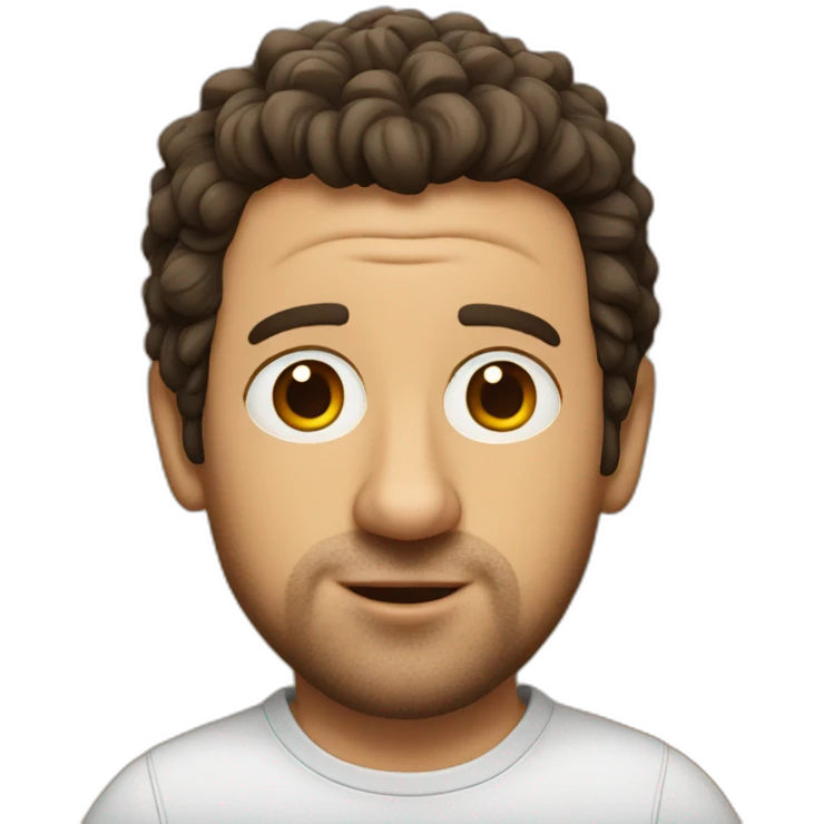 Adam sandler as a bear emoji