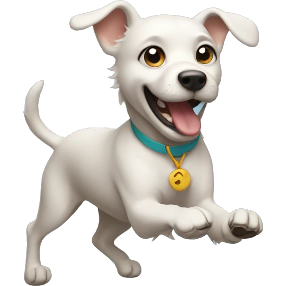 Dancing dog emoji