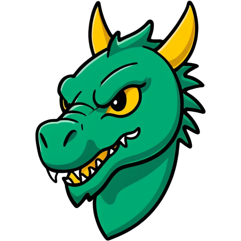 Minecraft black dragon head emoji