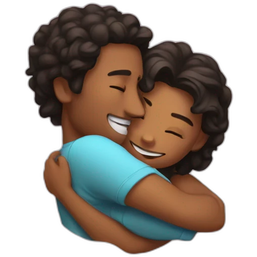 Perfect hug  emoji