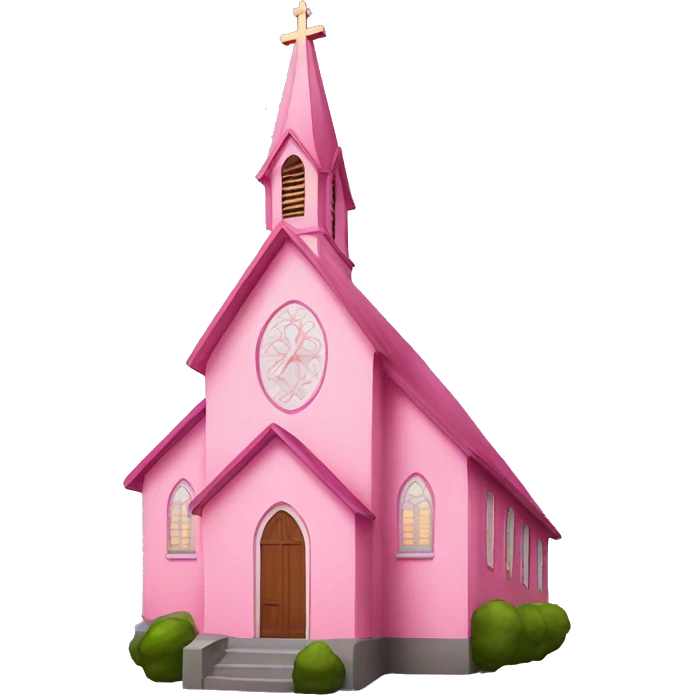 pink church emoji