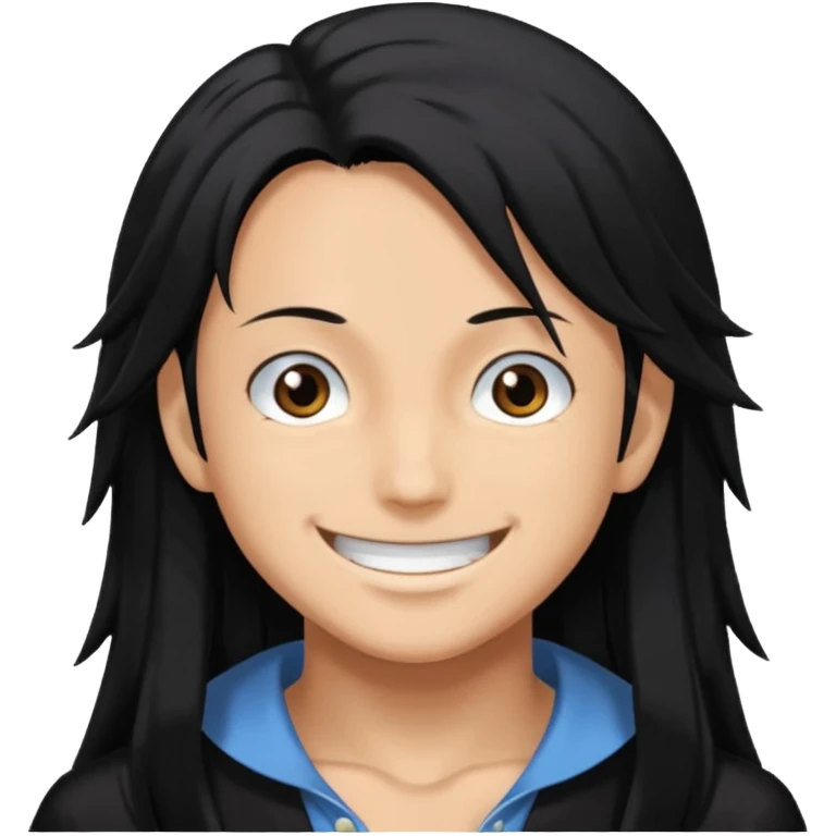 Robin Nico from One Piece, smiling emoji