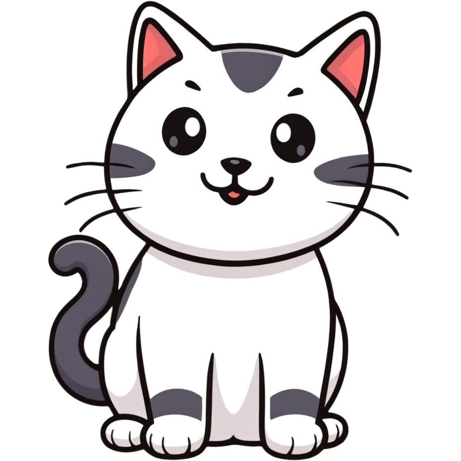 jolly one-eyed cat emoji