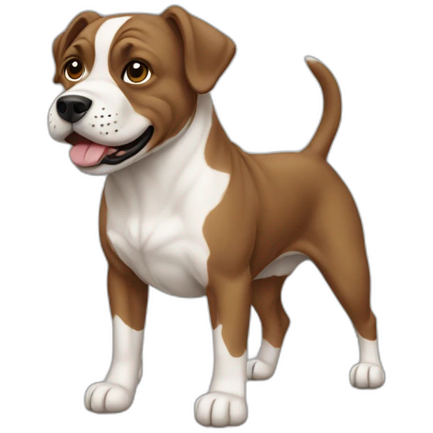 Staffordshire dog emoji