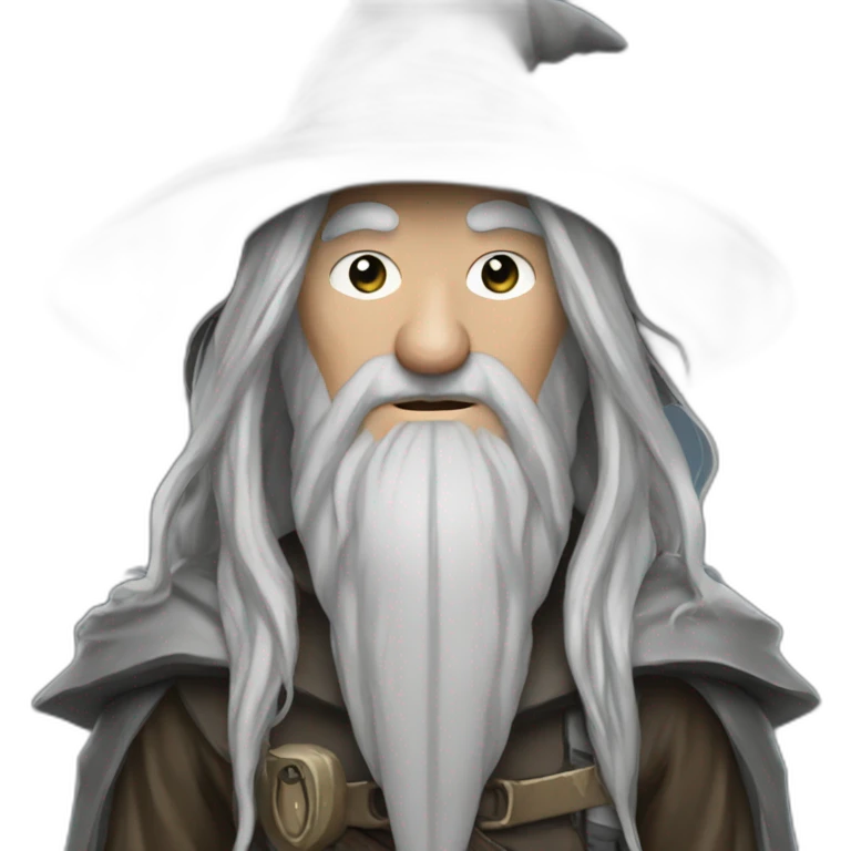 Cyberpunk gandalf emoji