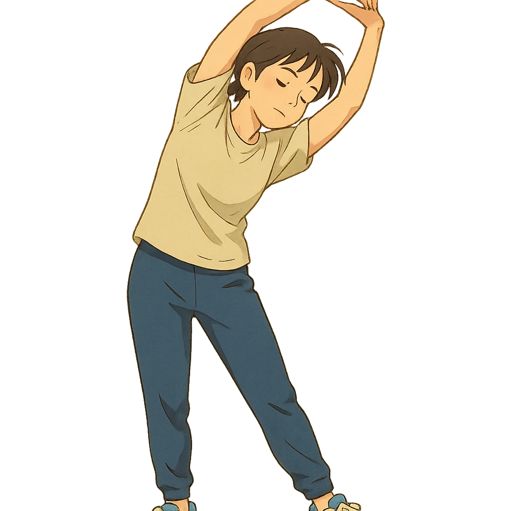 person stretching before a workout emoji