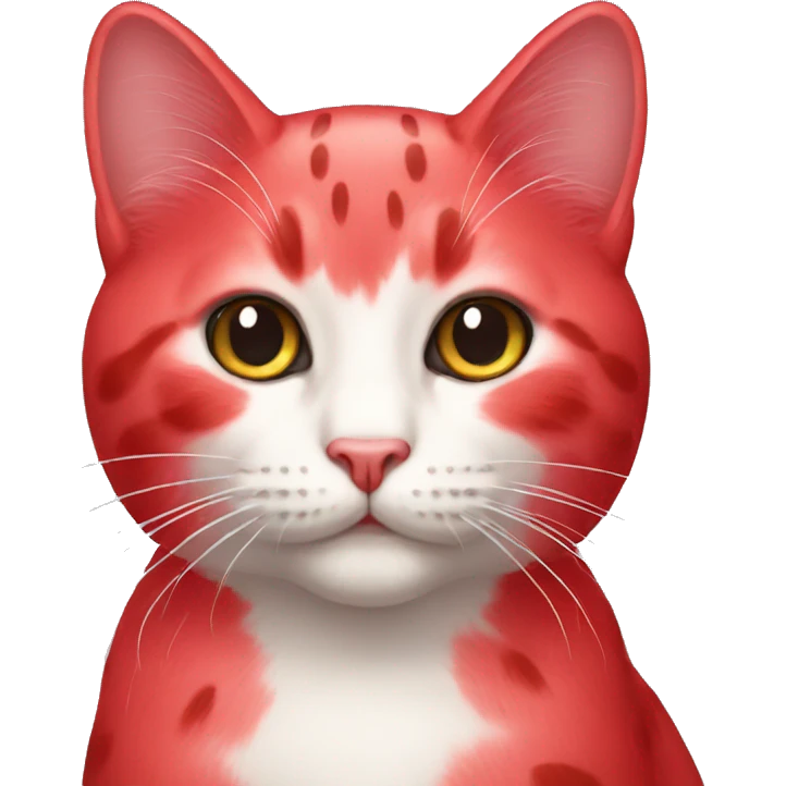 a strawberry cat emoji