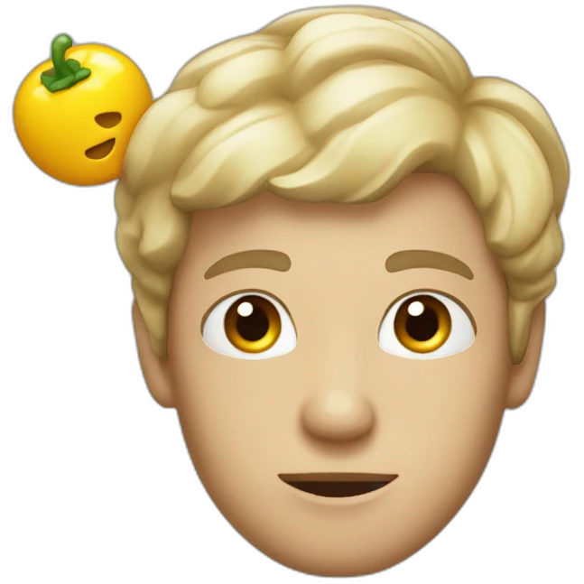 Emoji qui soupire en soufflant emoji