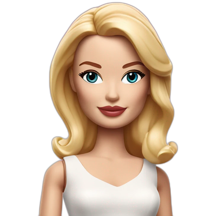 Margot Robbie Barbie emoji