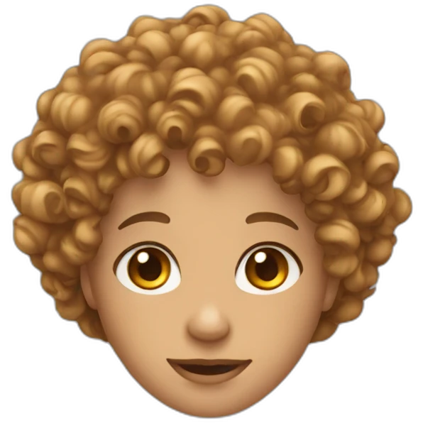curly hair  emoji