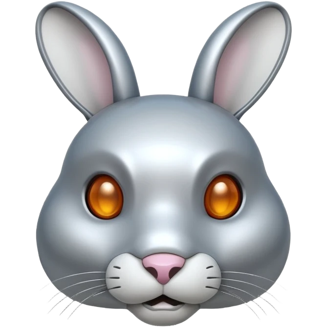 robot rabbit head emoji