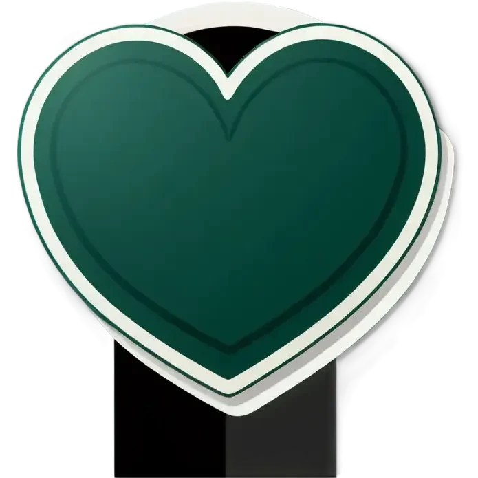 dark green heart emoji