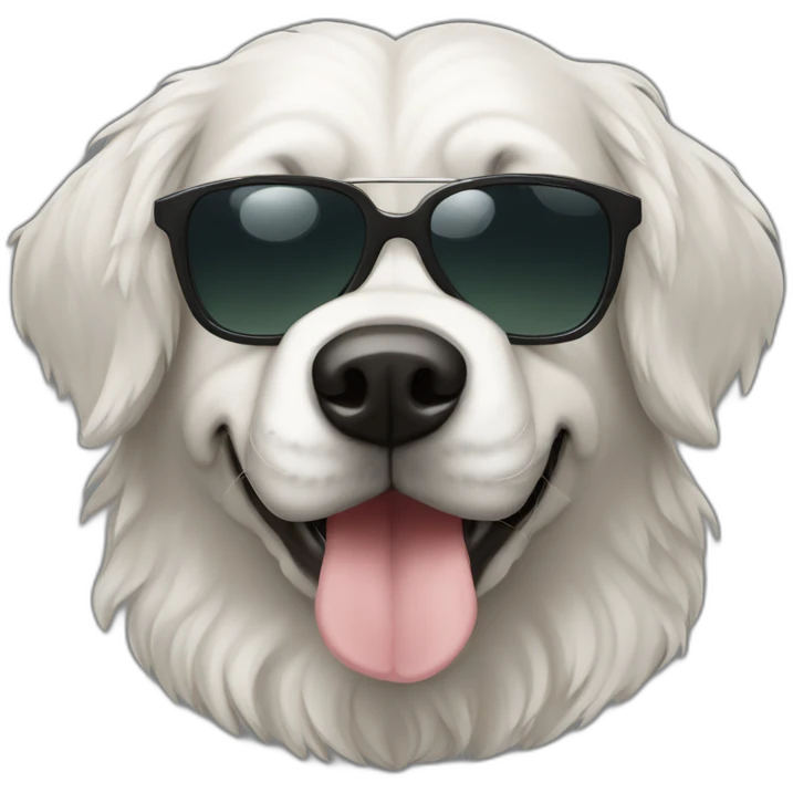 English seepdog sunglasses emoji