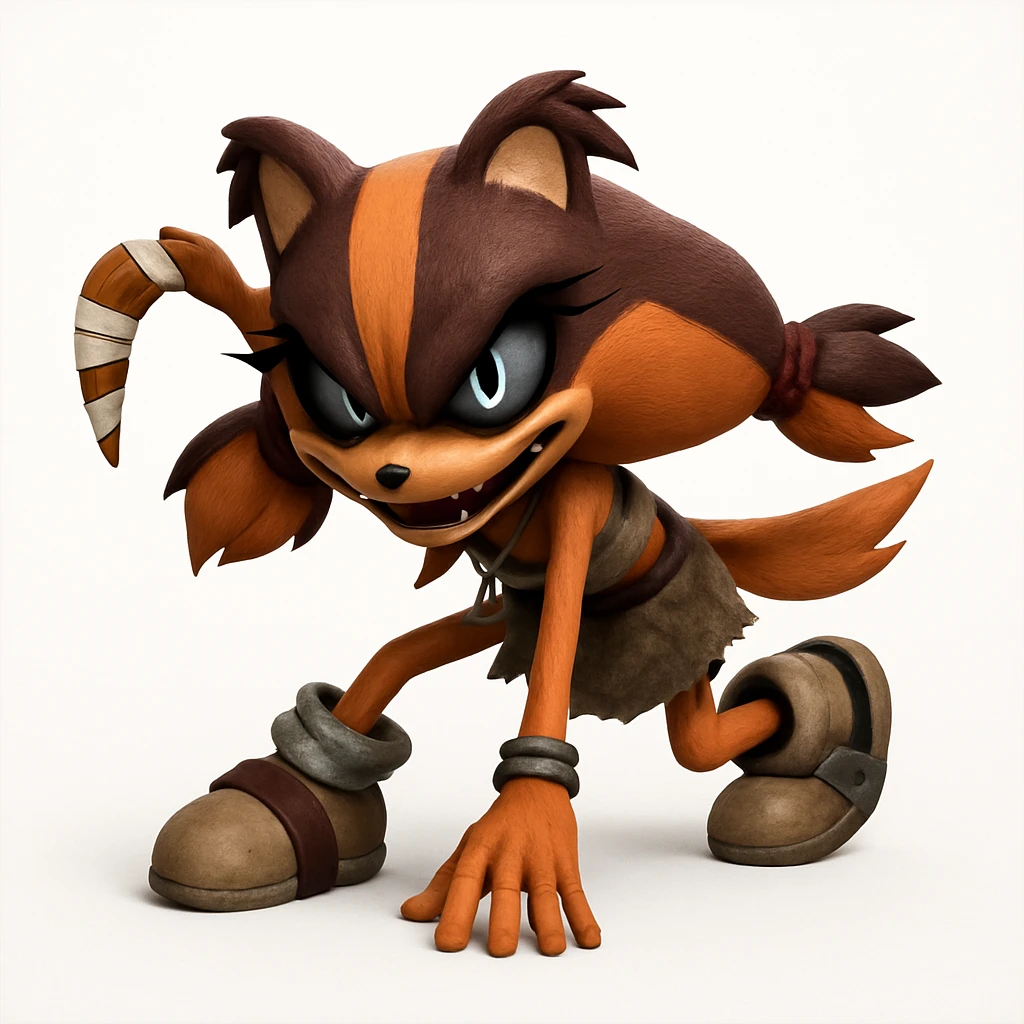Keep the picture quality and style exactly the same. Make the eyes and mouth look much scarier—add a more intense, menacing stare, sharper or more sinister grin, and subtle shadowing for a truly unsettling effect. No other changes. emoji