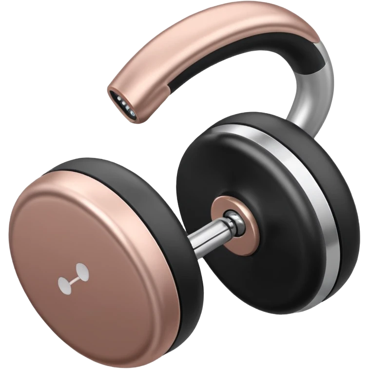 AirPods Max  with a dumbell emoji