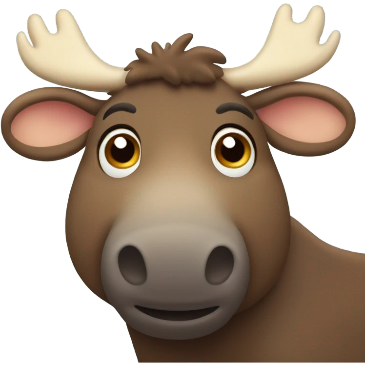 sweet moose emoji