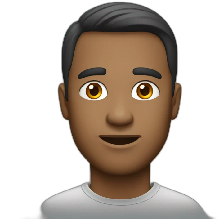 Man in polo T-shirt emoji