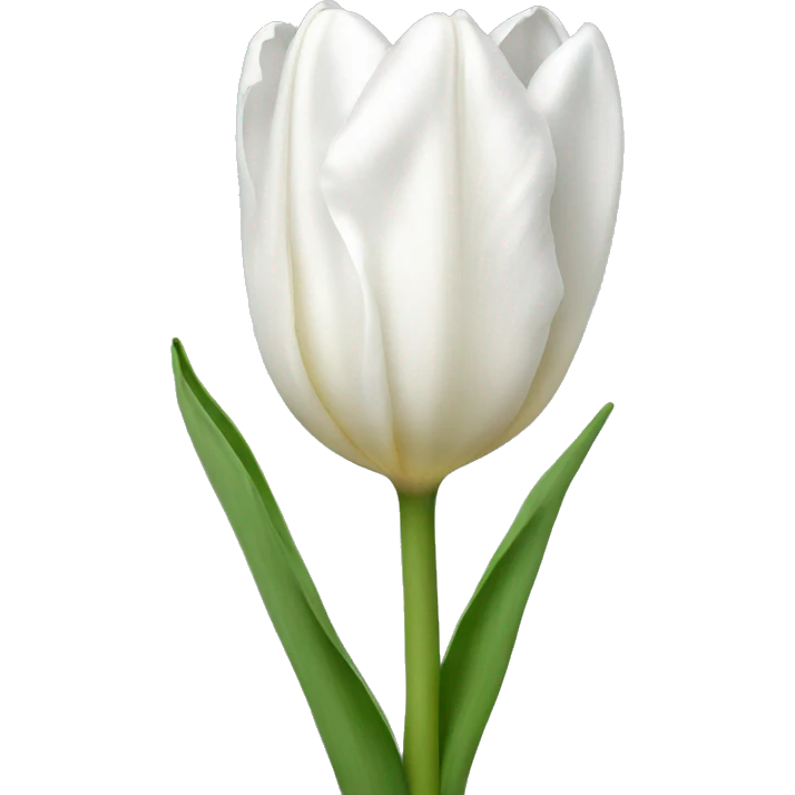 White tulip emoji emoji