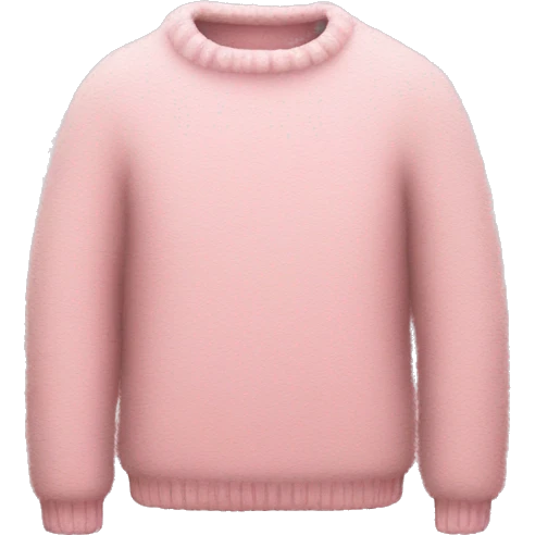 fluffy pink sweater  emoji
