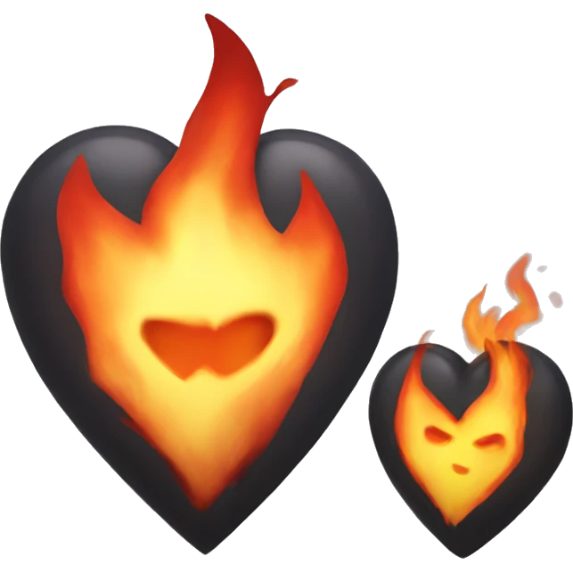 Extreme Fire heart  emoji