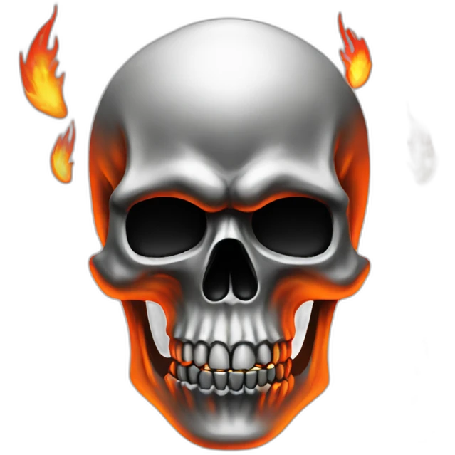 fire skull emoji