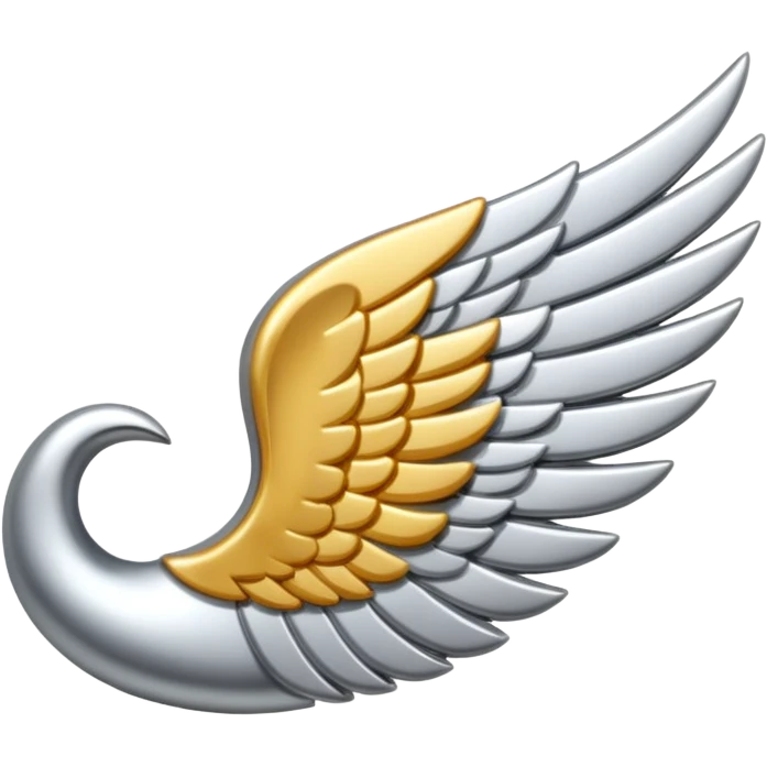 Left side wing emoji