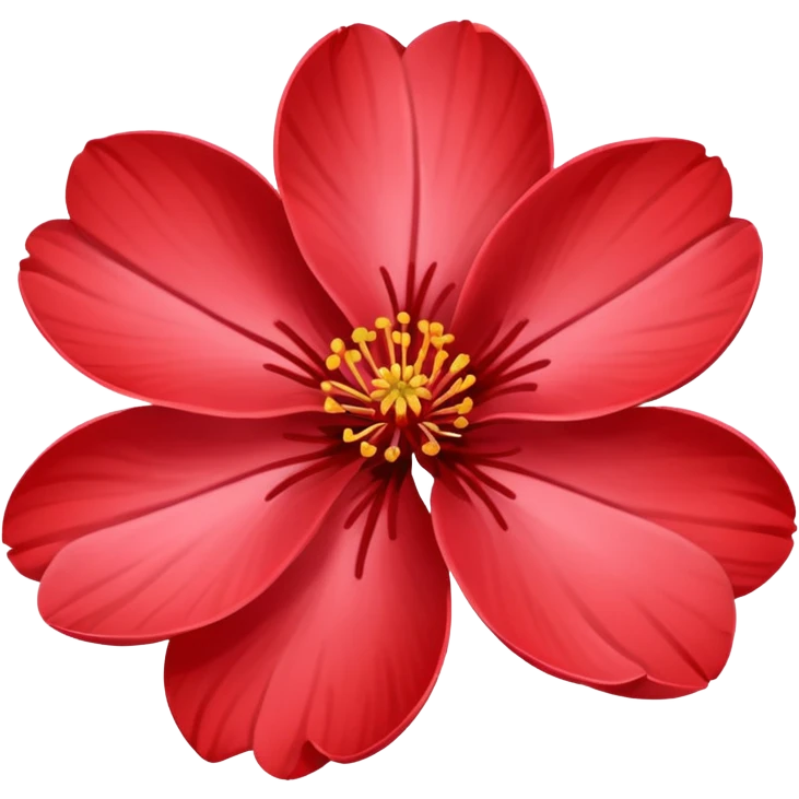 red sakura flower emoji