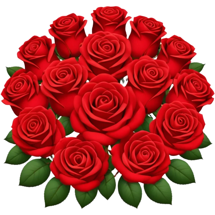 circulo de rosas emoji