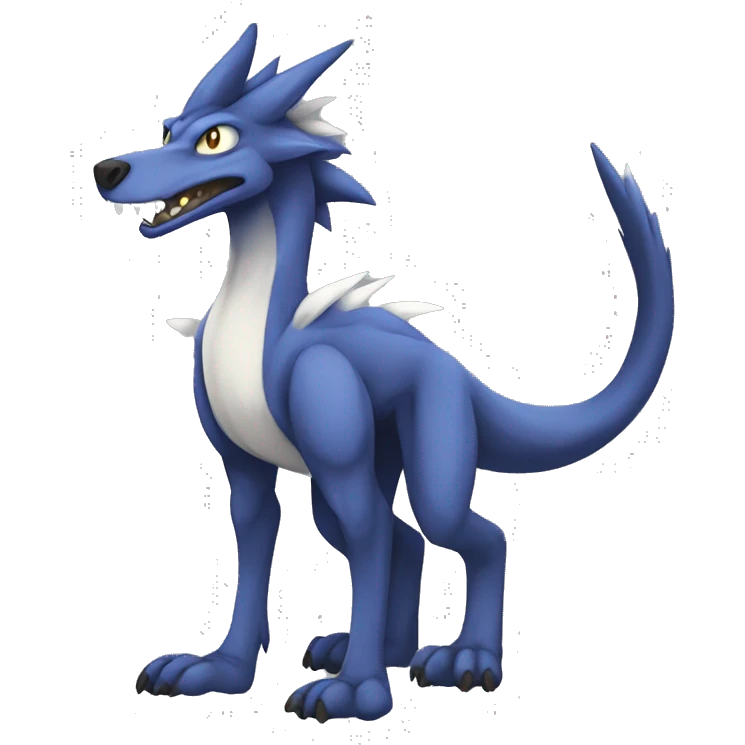 Lombax-Sergal-Vernid-Fakemon full body emoji