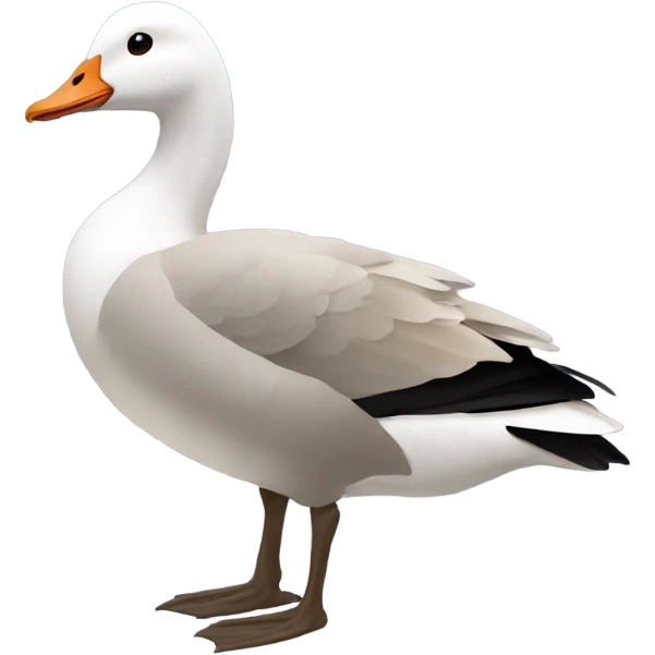 Deceased goose emoji