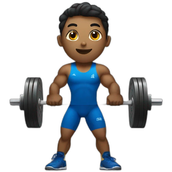 Olympic weightlifter emoji